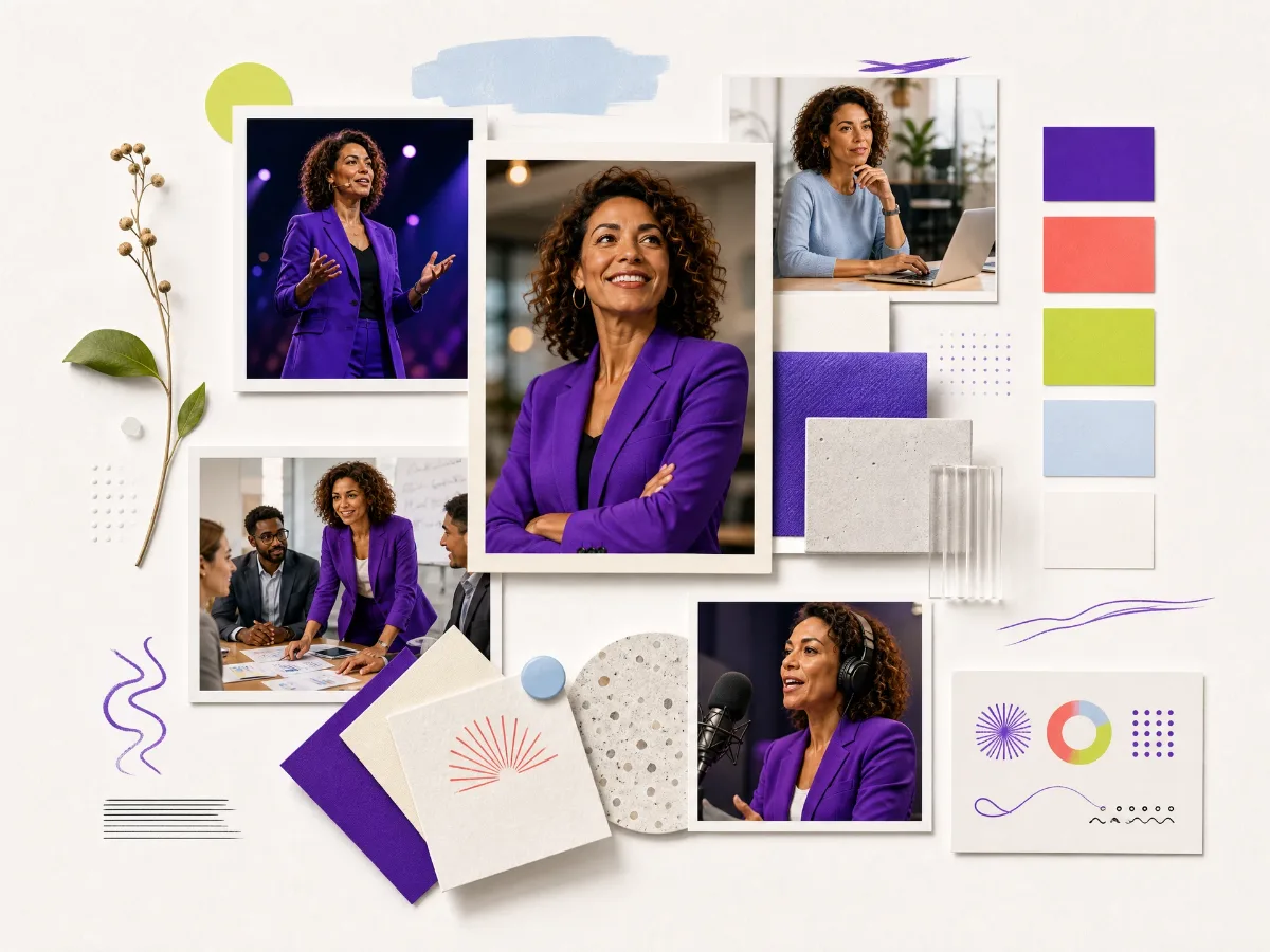 Maya Thompson visual moodboard